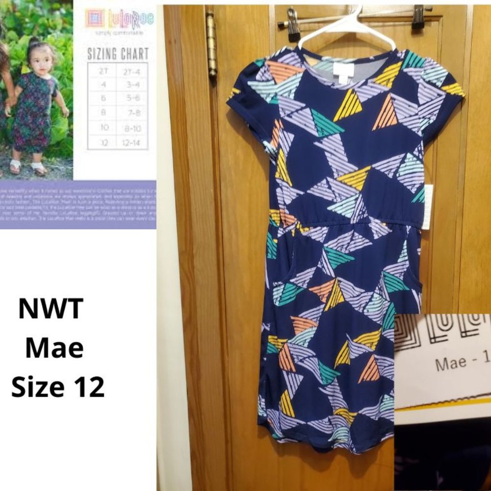 NWT Lularoe Mae Dress Size 12